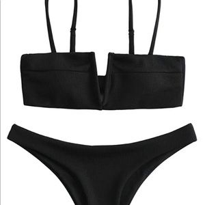 Zaful black womens bikini
